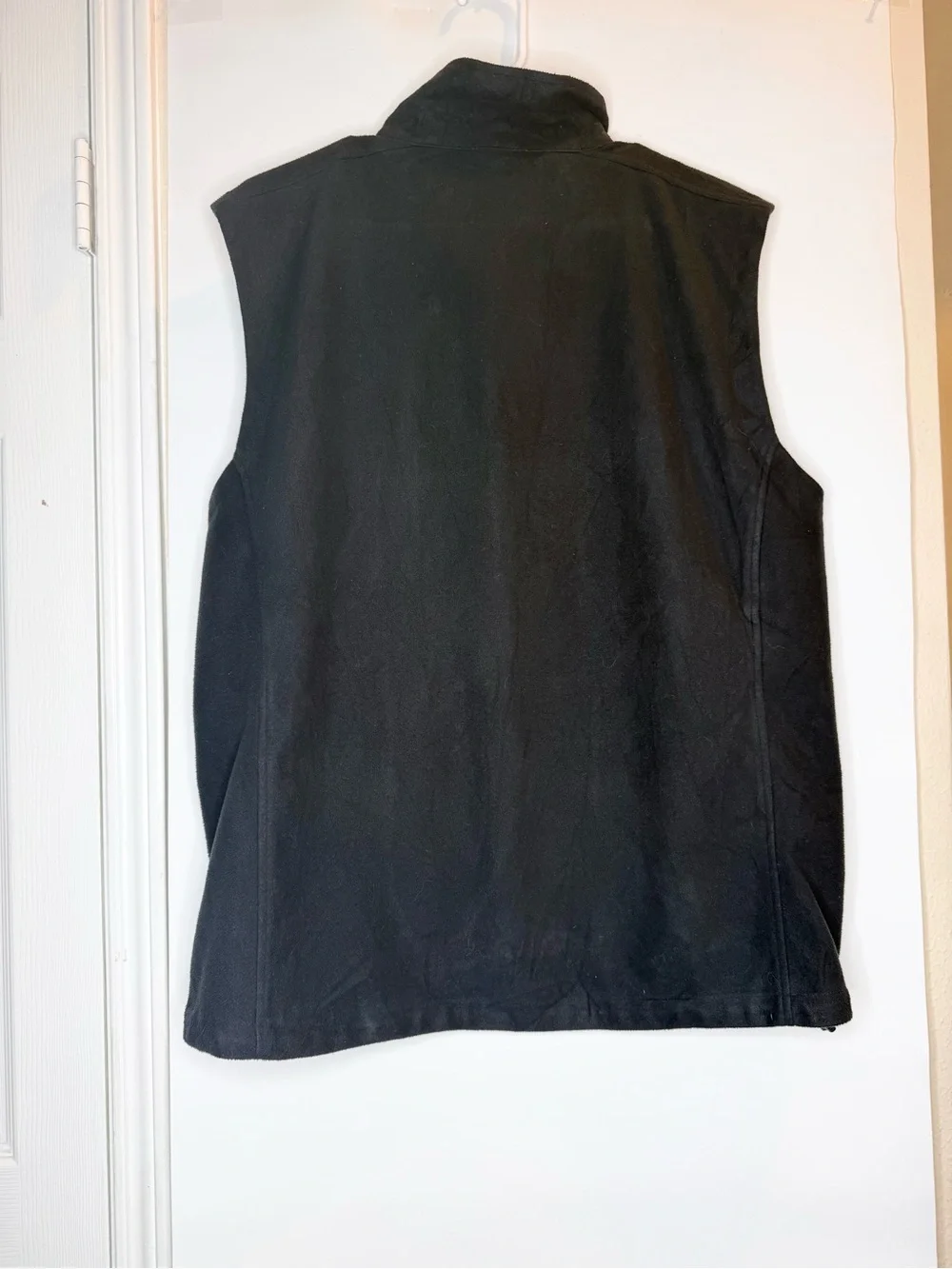 The North Face Black Men's Fleece Vest with Logo